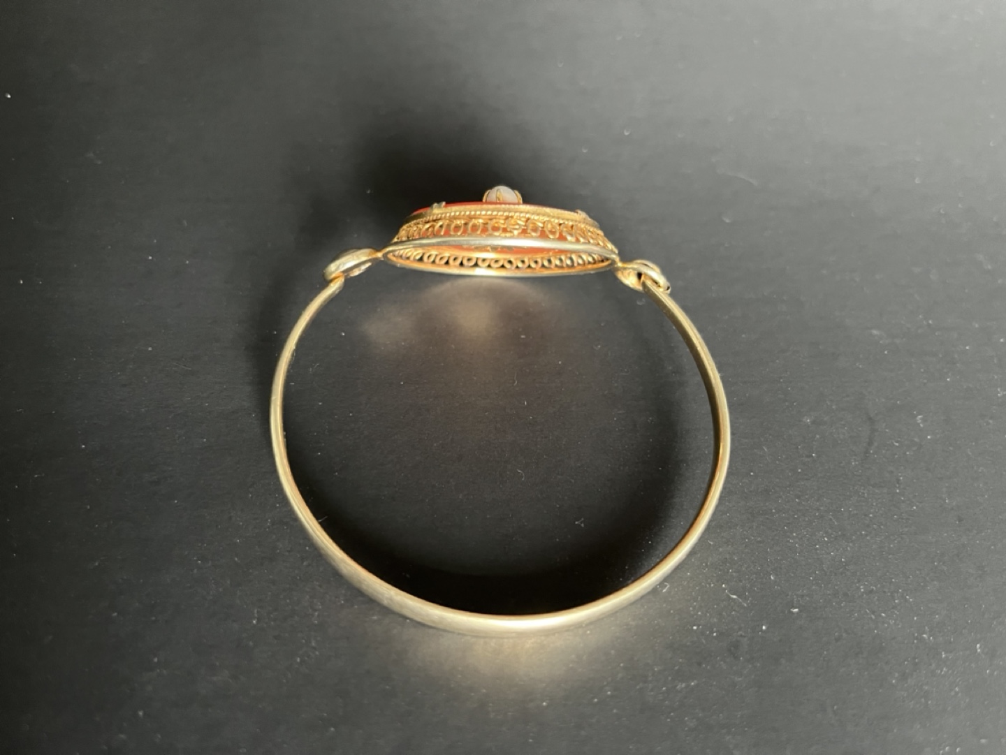 Vintage Silver Carnelian Bracelet - photo 2