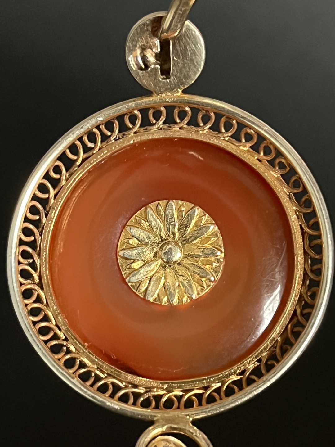 Vintage Silver Carnelian Bracelet - photo 5
