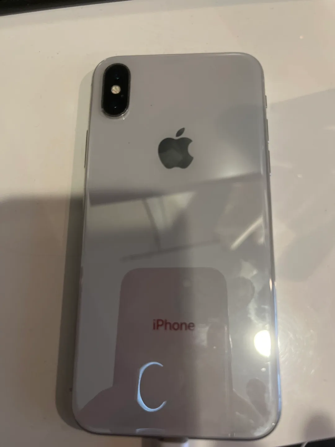 iPhone X - Silver - Used image indicator(2)