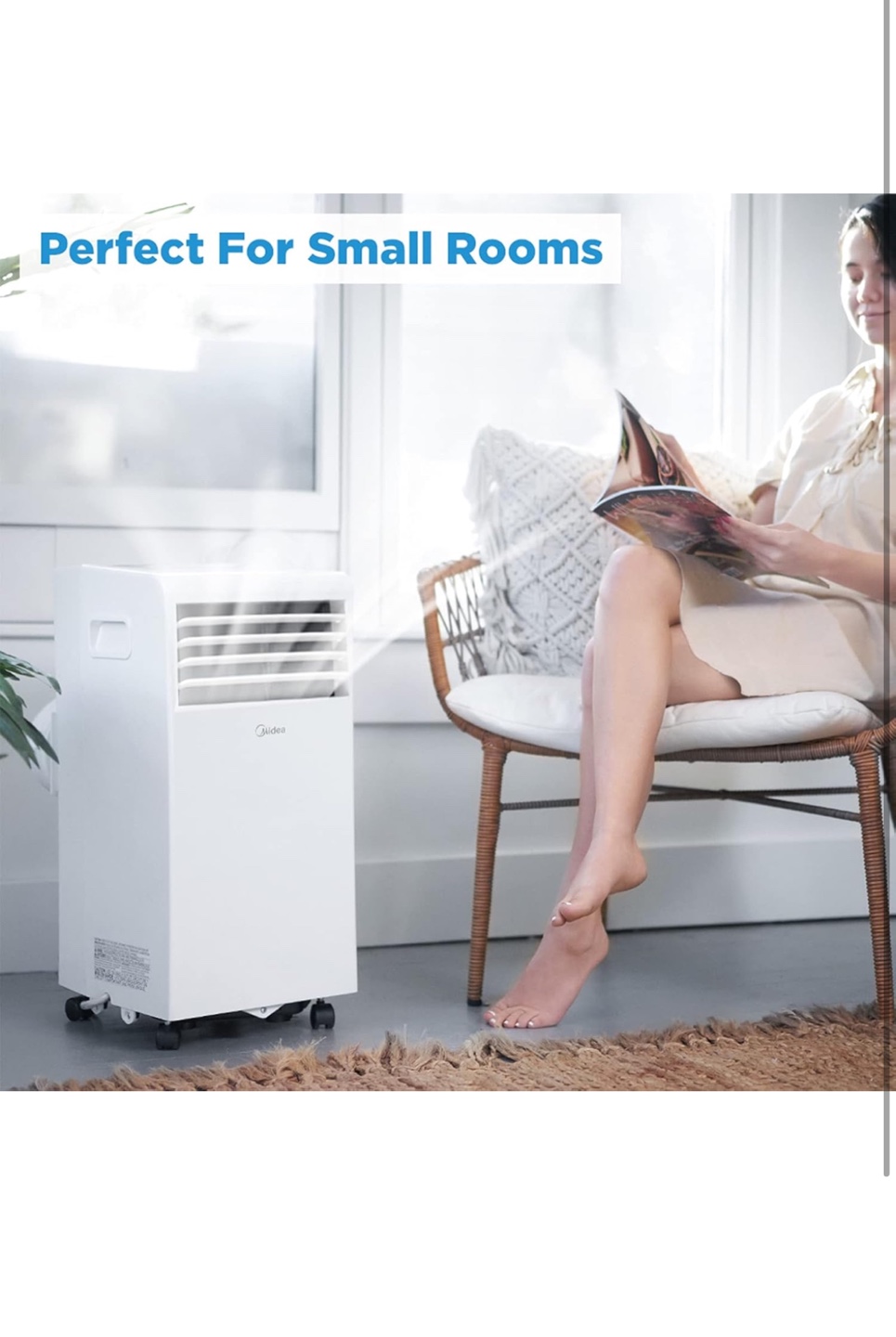 Midea 6000 BTU Portable Air Conditioner - Wi-Fi Enabled