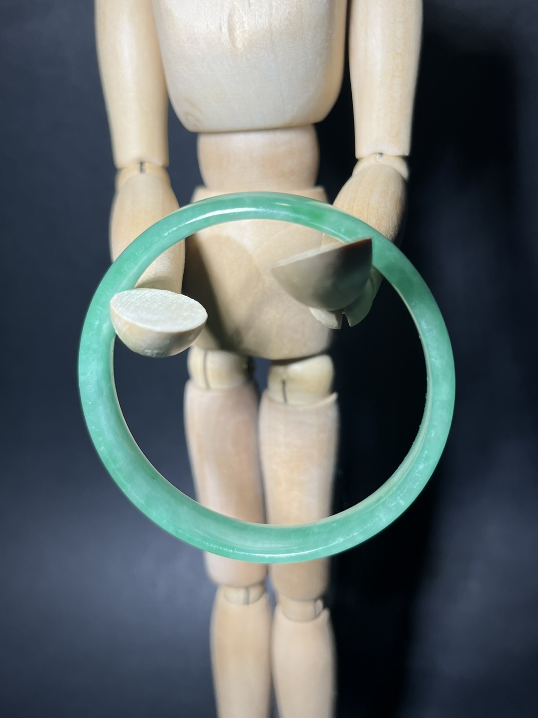 Jadeite Jade Bangle Bracelet - photo 2