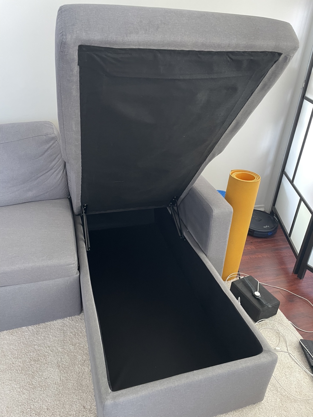 Corner Sectional Sofa-Bed with Storage - photo 5