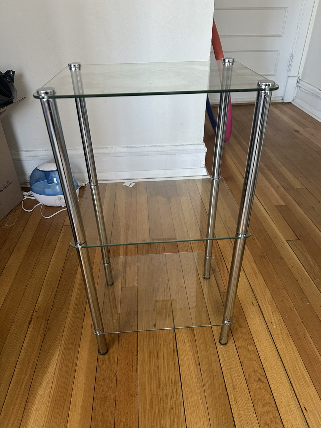 Glass and Metal display shelf