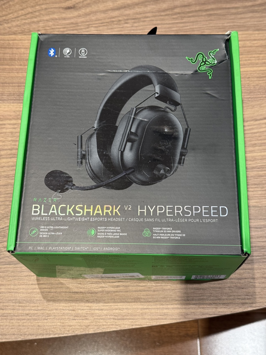 Razer BlackShark V2 Hyperspeed Wireless Gaming Headset