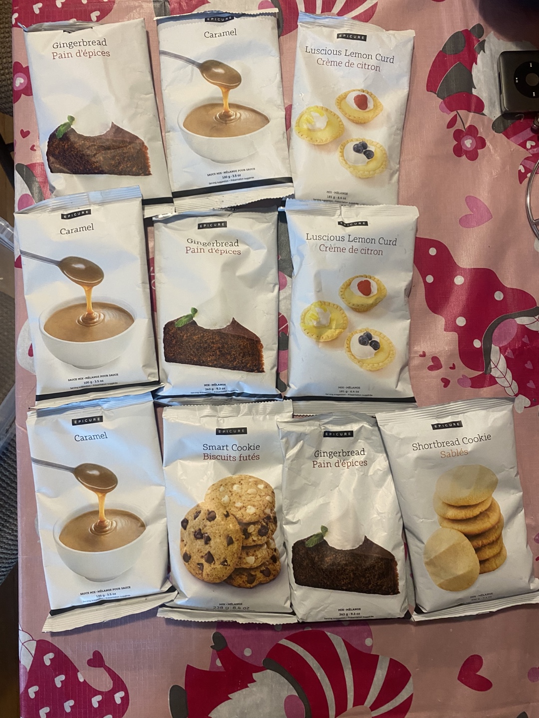 Epicure Dessert Mixes