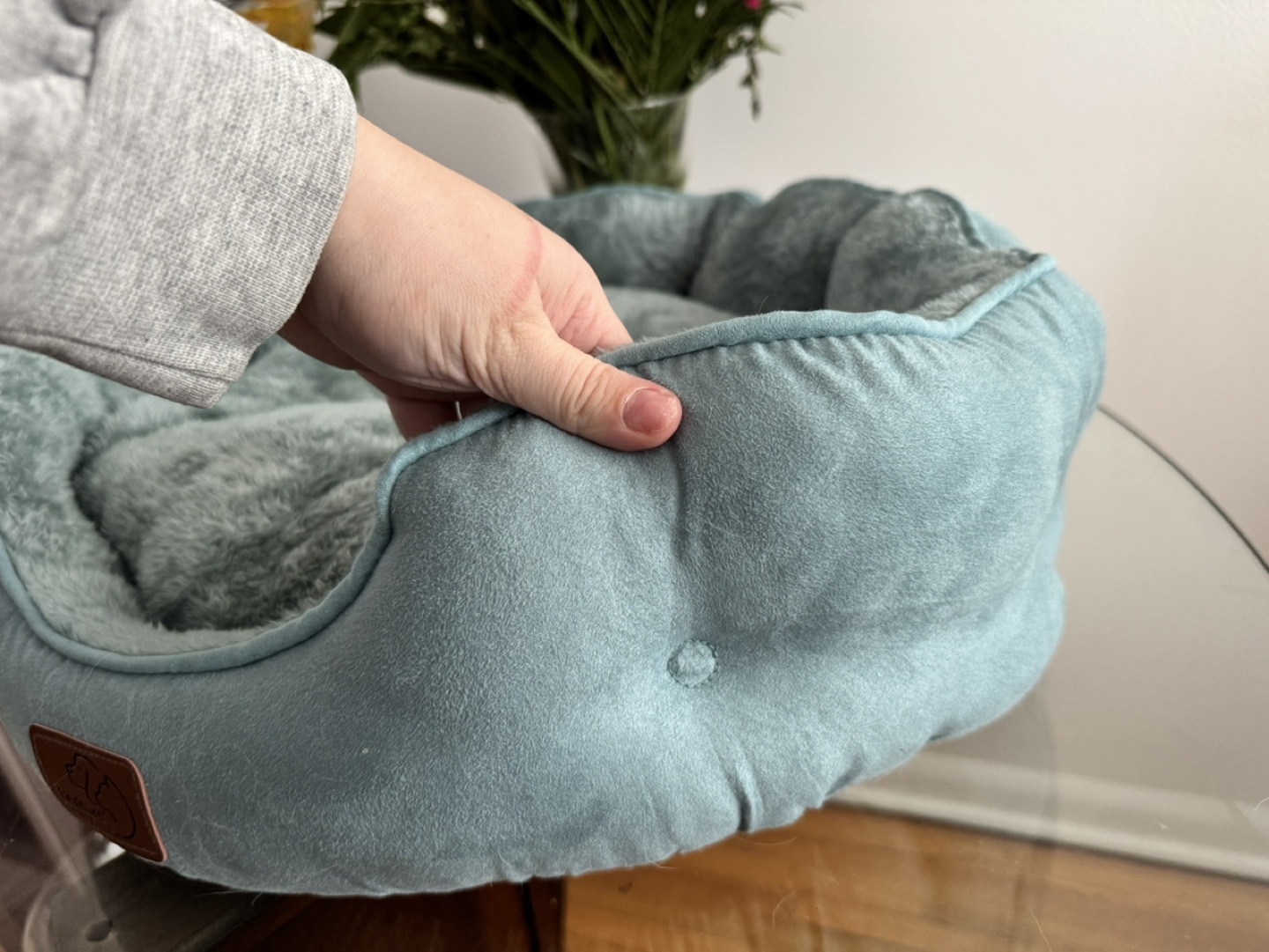 Bedsure Pet Bed - Teal - photo 4