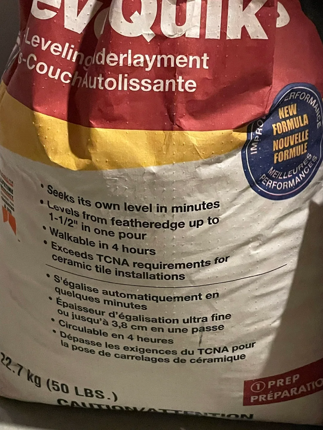 Renovation Leftovers - LevelQuik and Dark Grout - Pls read Desc. image indicator(3)