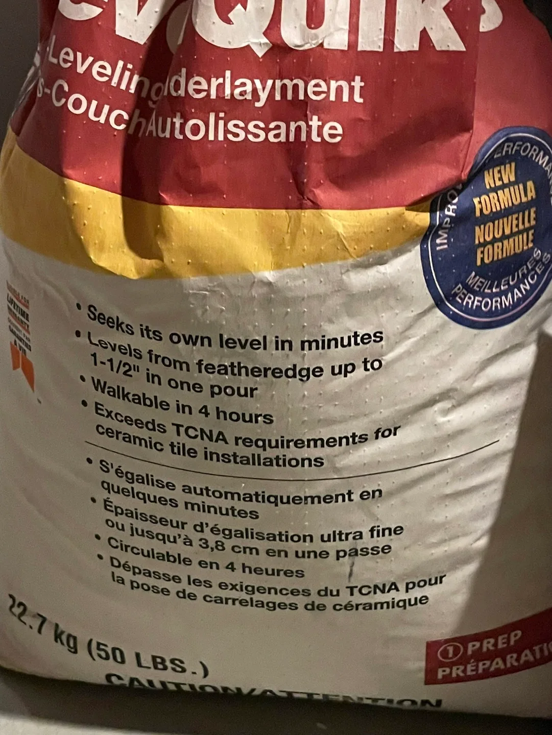 Renovation Leftovers - LevelQuik and Dark Grout - Pls read Desc. image indicator(2)