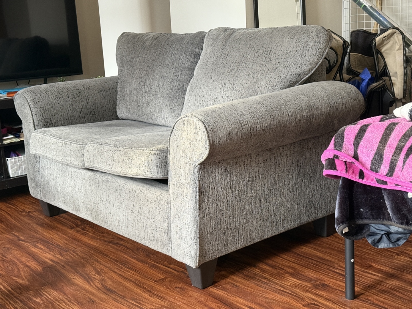 Grey Loveseat