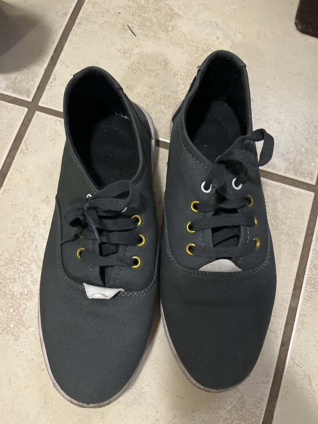 Dark Grey Canvas Sneakers