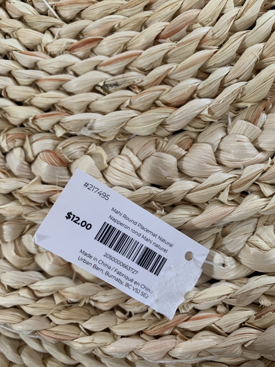 Urban Barn Mahi Round Placemats (Set of 4) - photo 2