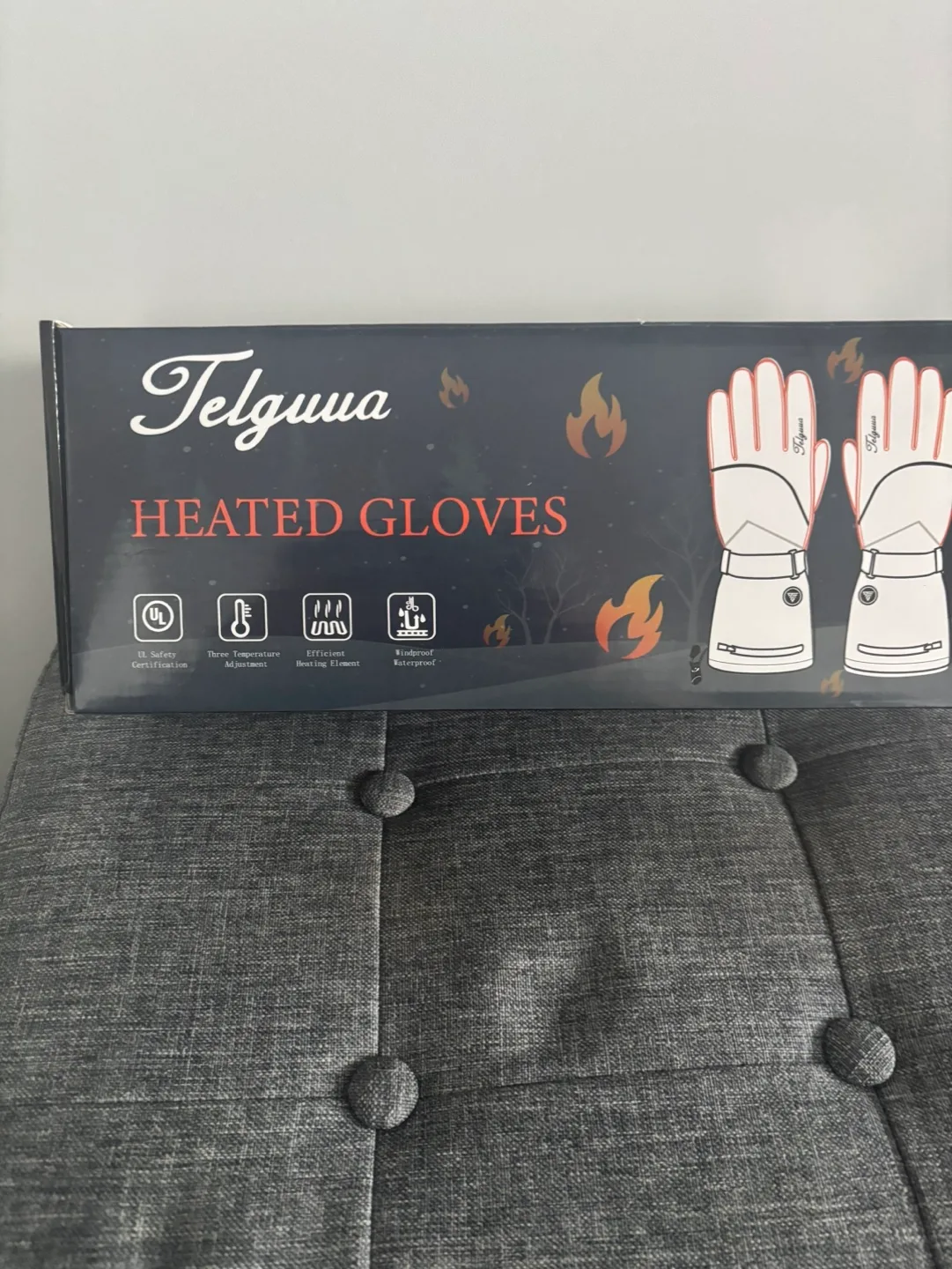 Telguua Heated Gloves with Battery Packs image indicator(5)