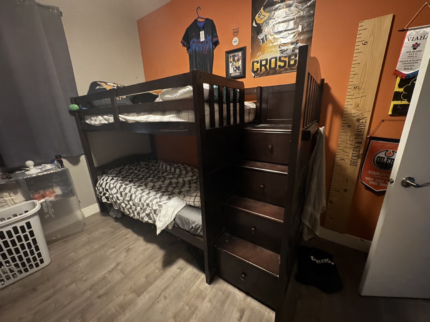 Kids Bunk Bed with Built-in Storage - photo 2