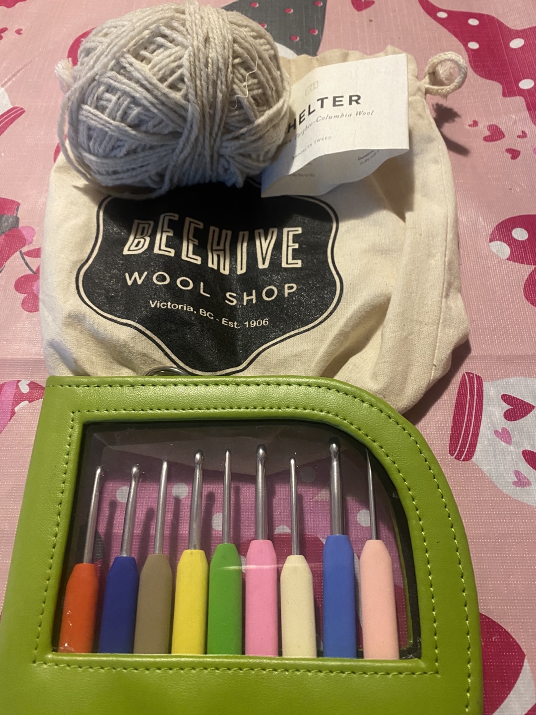 Beehive Wool Shop Yarn & Crochet Hook Set