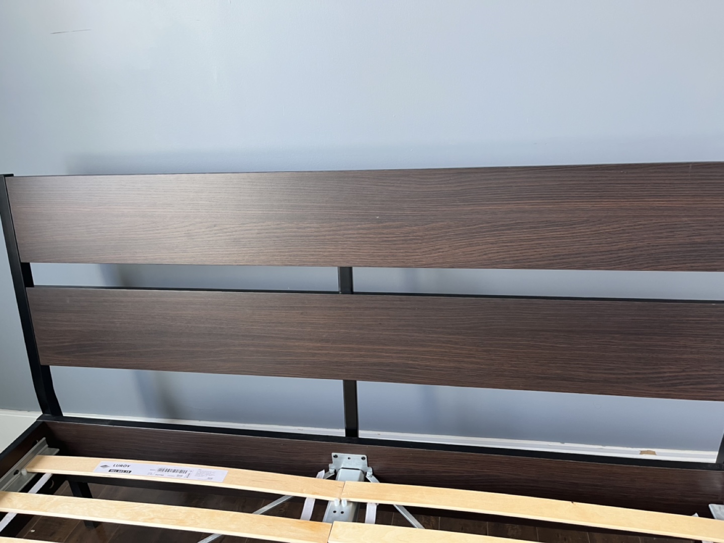 IKEA Queen Bed Frame with luroy slated base - photo 4
