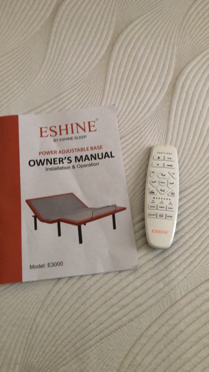Eshine Adjustable Bed Base with Headboard - photo 2