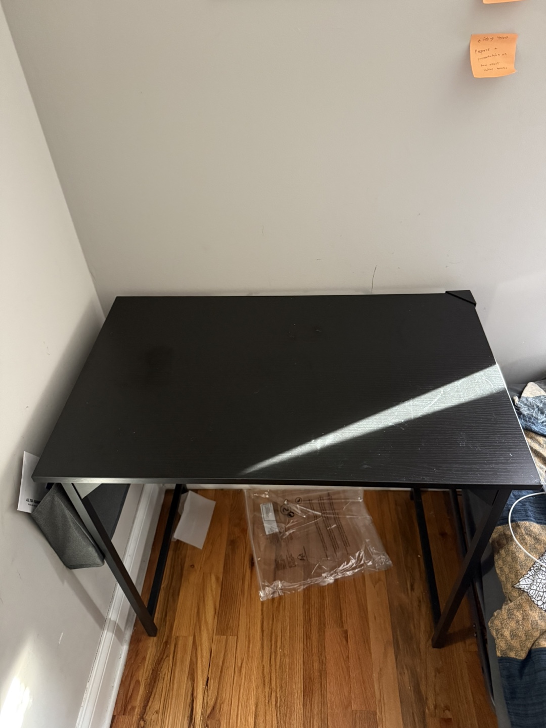 Black Computer Desk - Small Space Solution