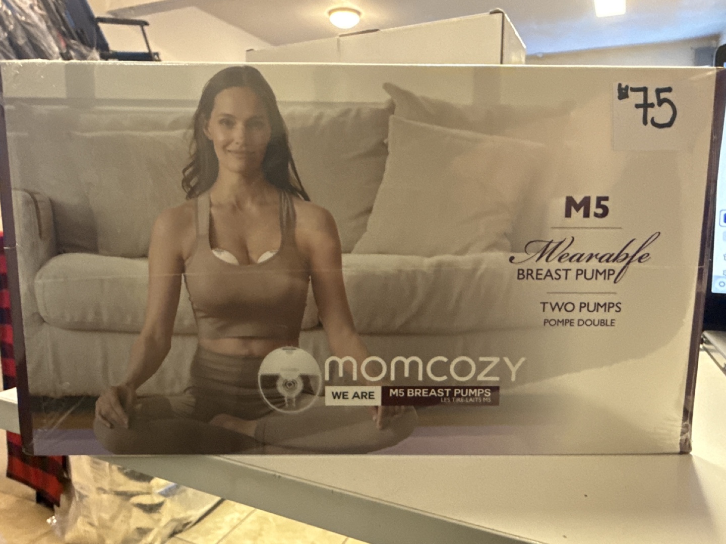 Momcozy M5 Wearable Breast Pump - Double Pump - New in Box - photo 4