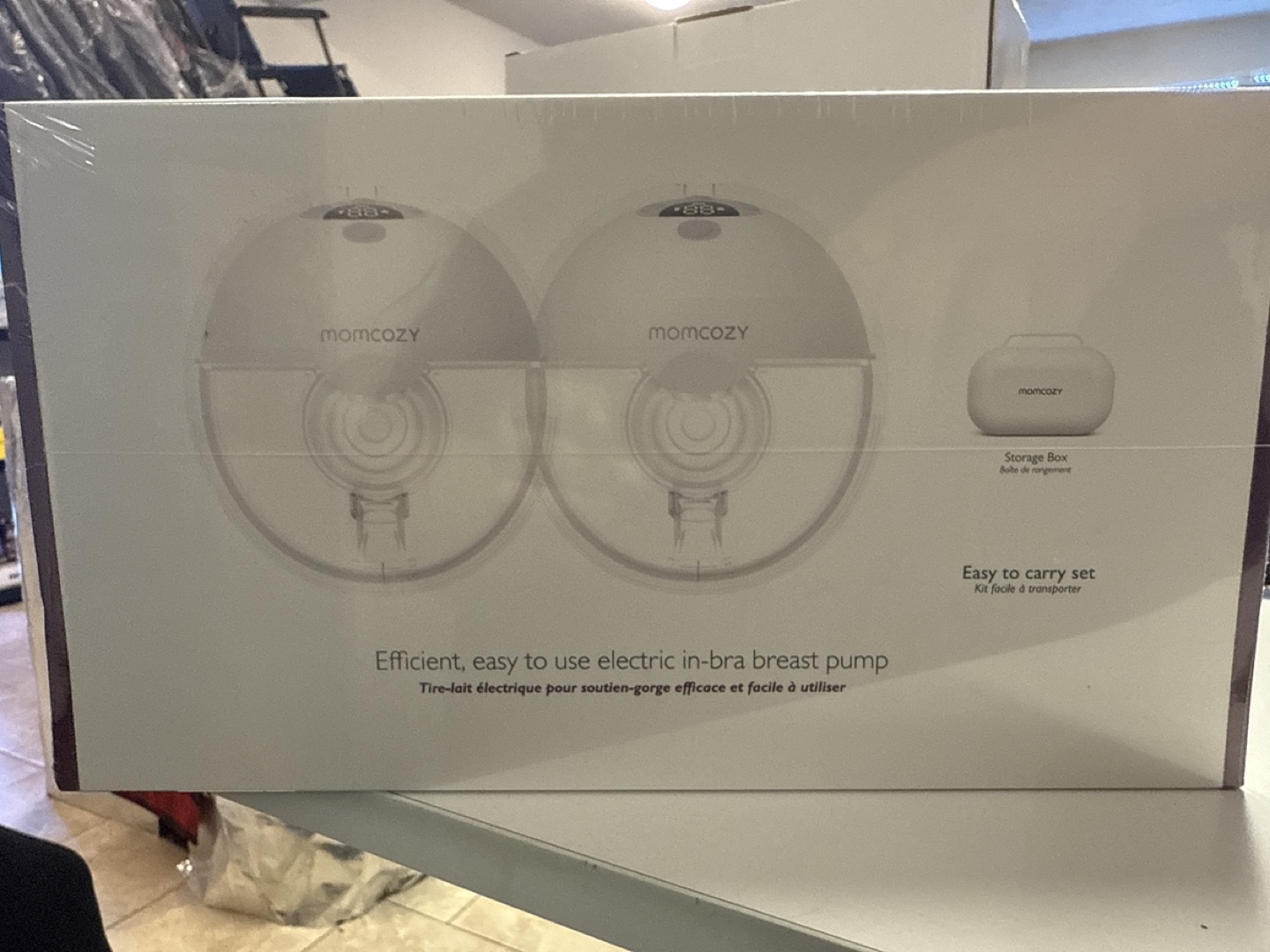 Momcozy M5 Wearable Breast Pump - Double Pump - New in Box - photo 3