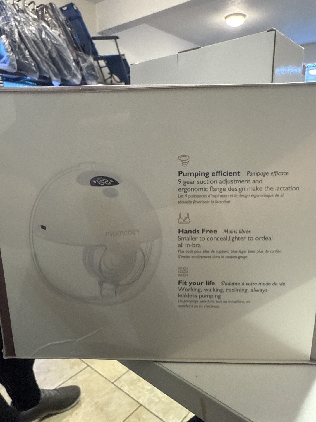 Momcozy M5 Wearable Breast Pump - Double Pump - New in Box - photo 2