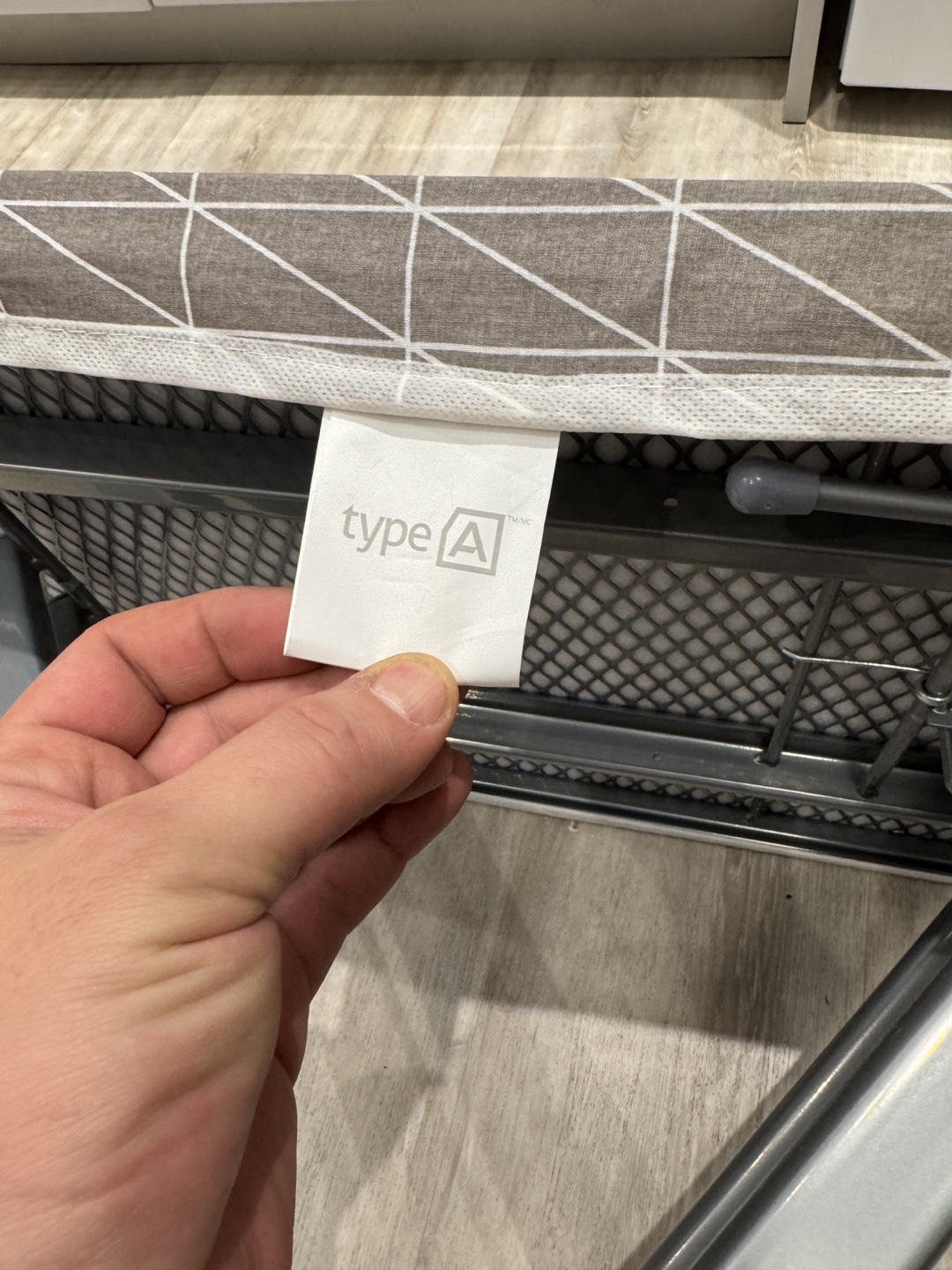 Type A Ironing Board - Grey Geometric Design - photo 2