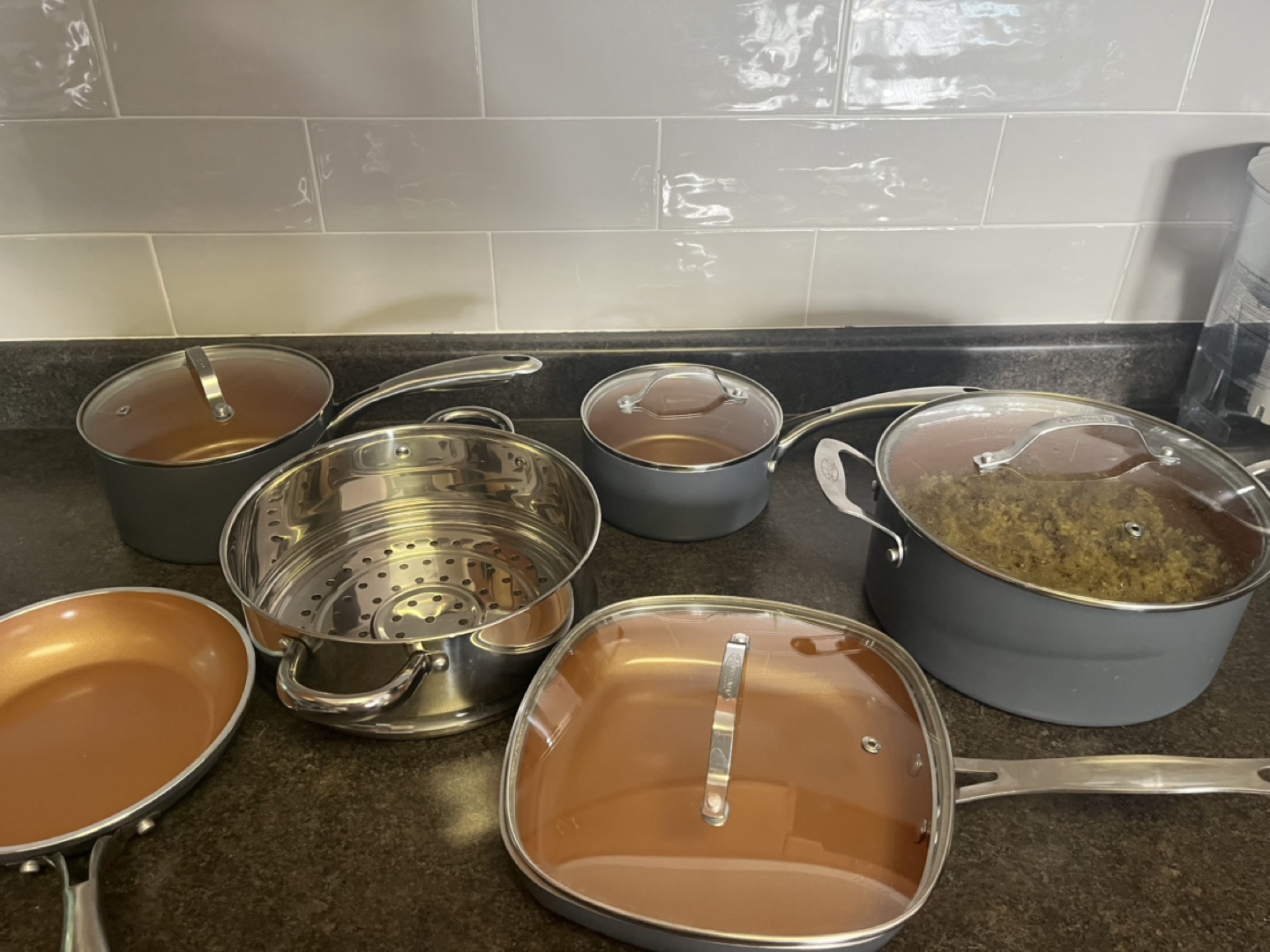 Copper Chef 10-Piece Cookware Set with Steamer