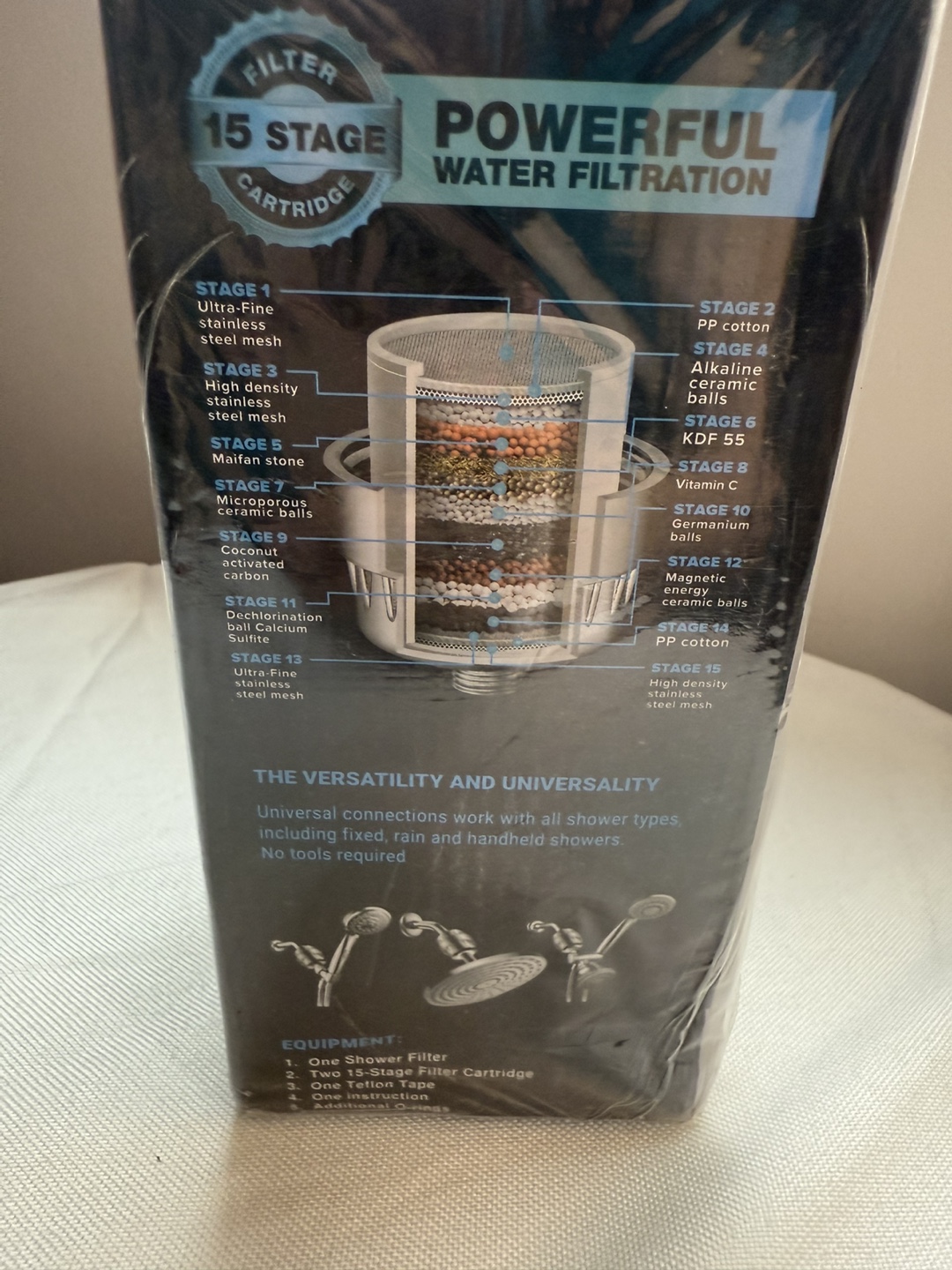 Aqua Earth 15-Stage Shower Filter - New in Box