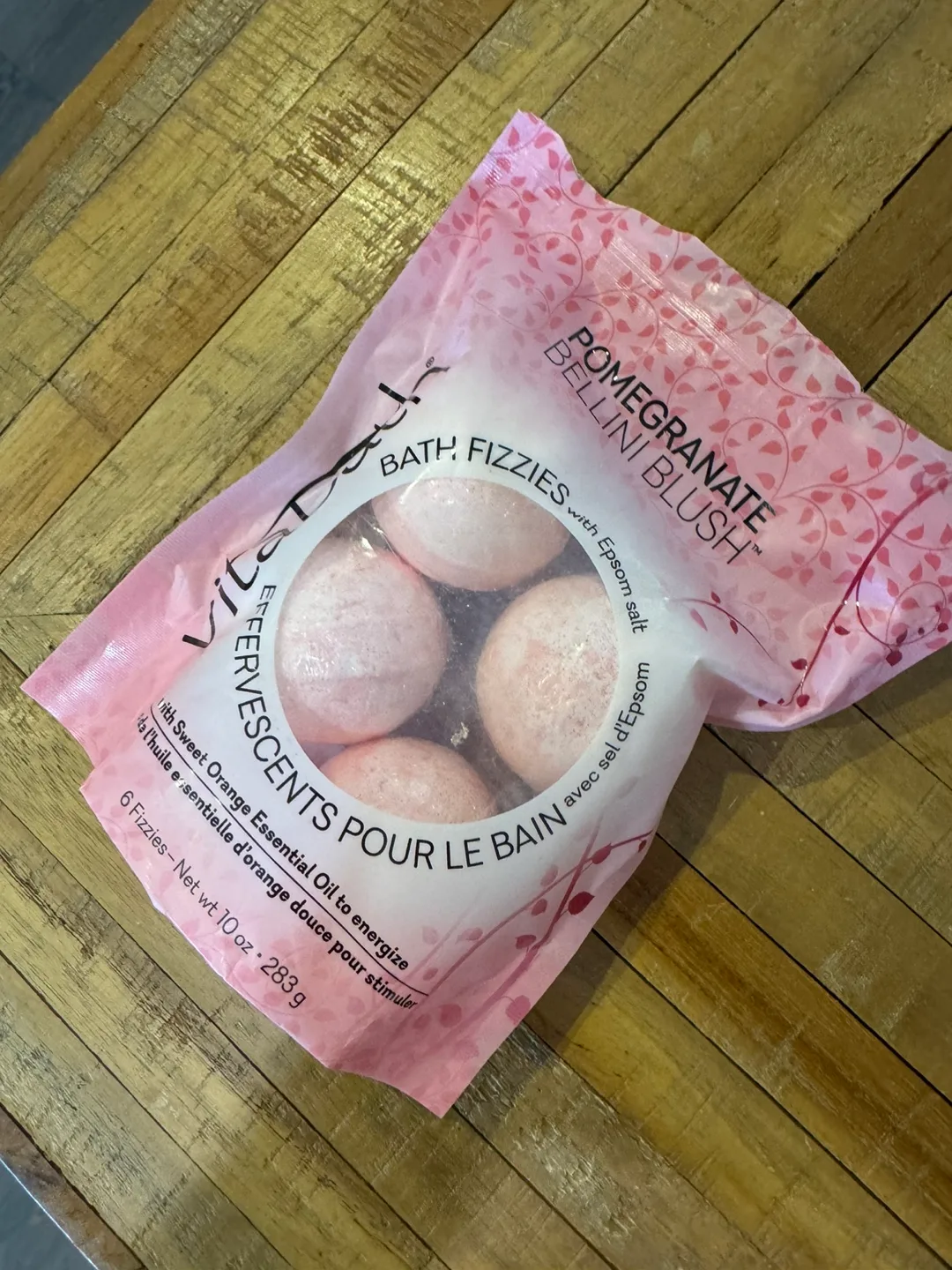 Vitabath Pomegranate Bellini Blush Bath 4 Fizzies thumbnail