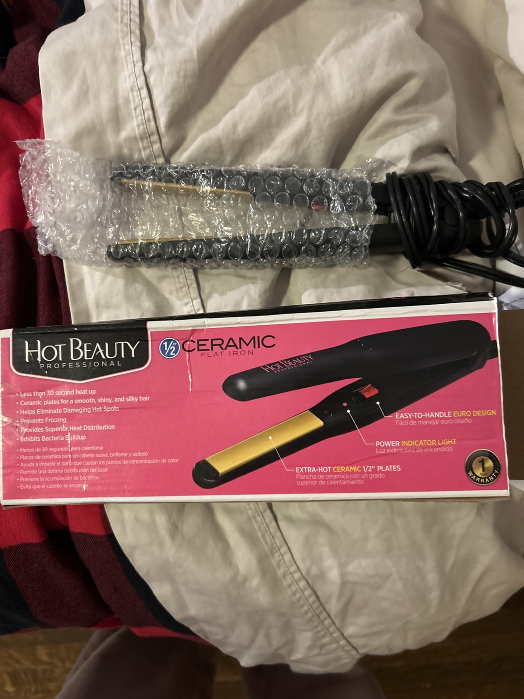 Hot Beauty Professional Ceramic Flat Iron