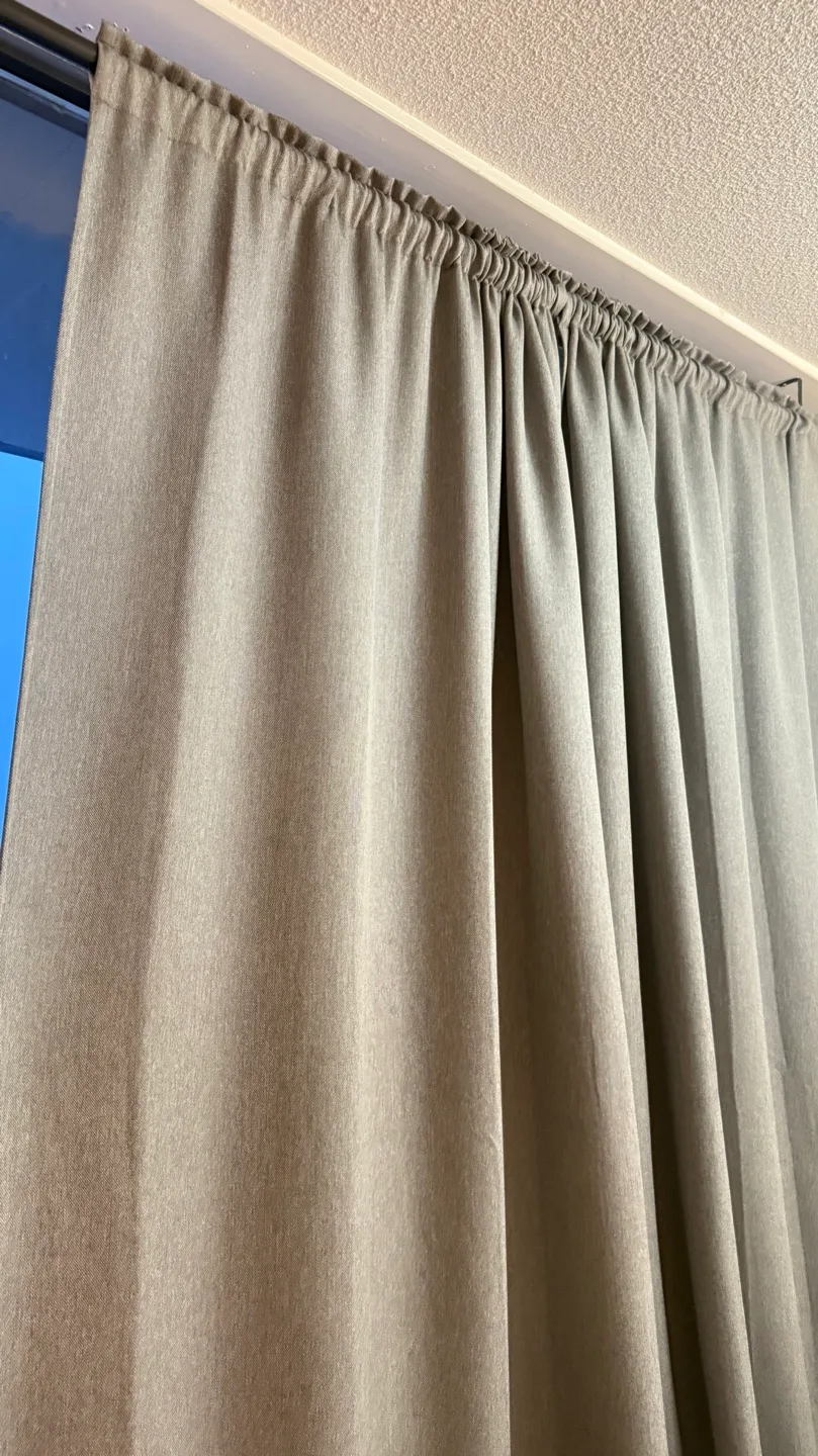 Light Grey Room Darkening Curtains thumbnail