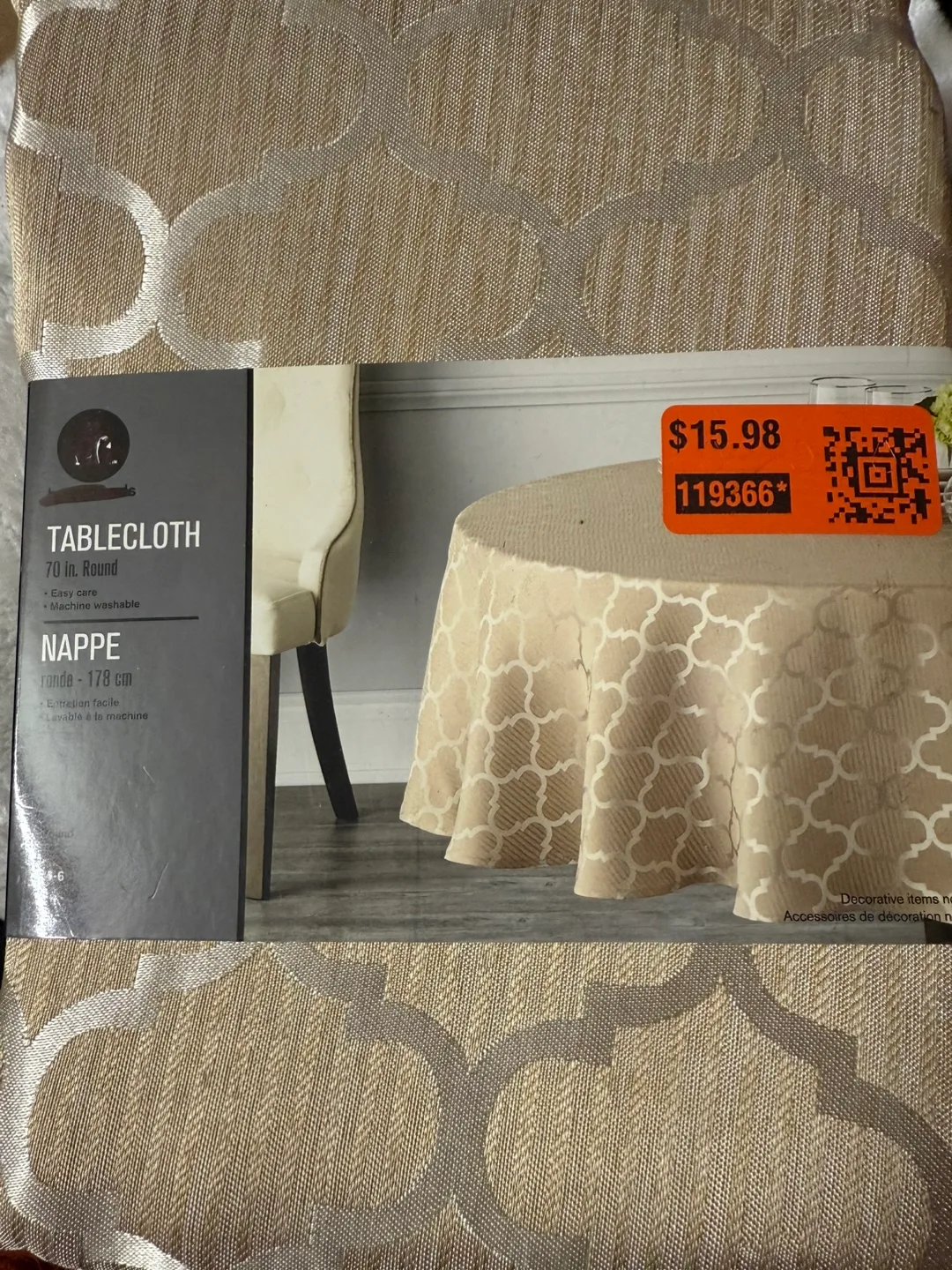 70-inch Round Tablecloth image indicator(3)