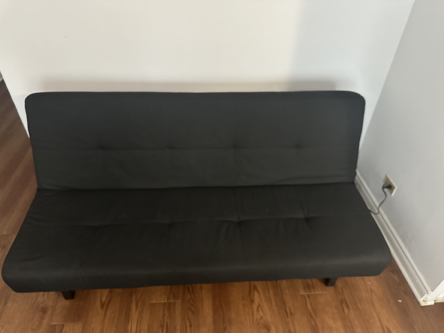 IKEA Black Futon Sofa Bed