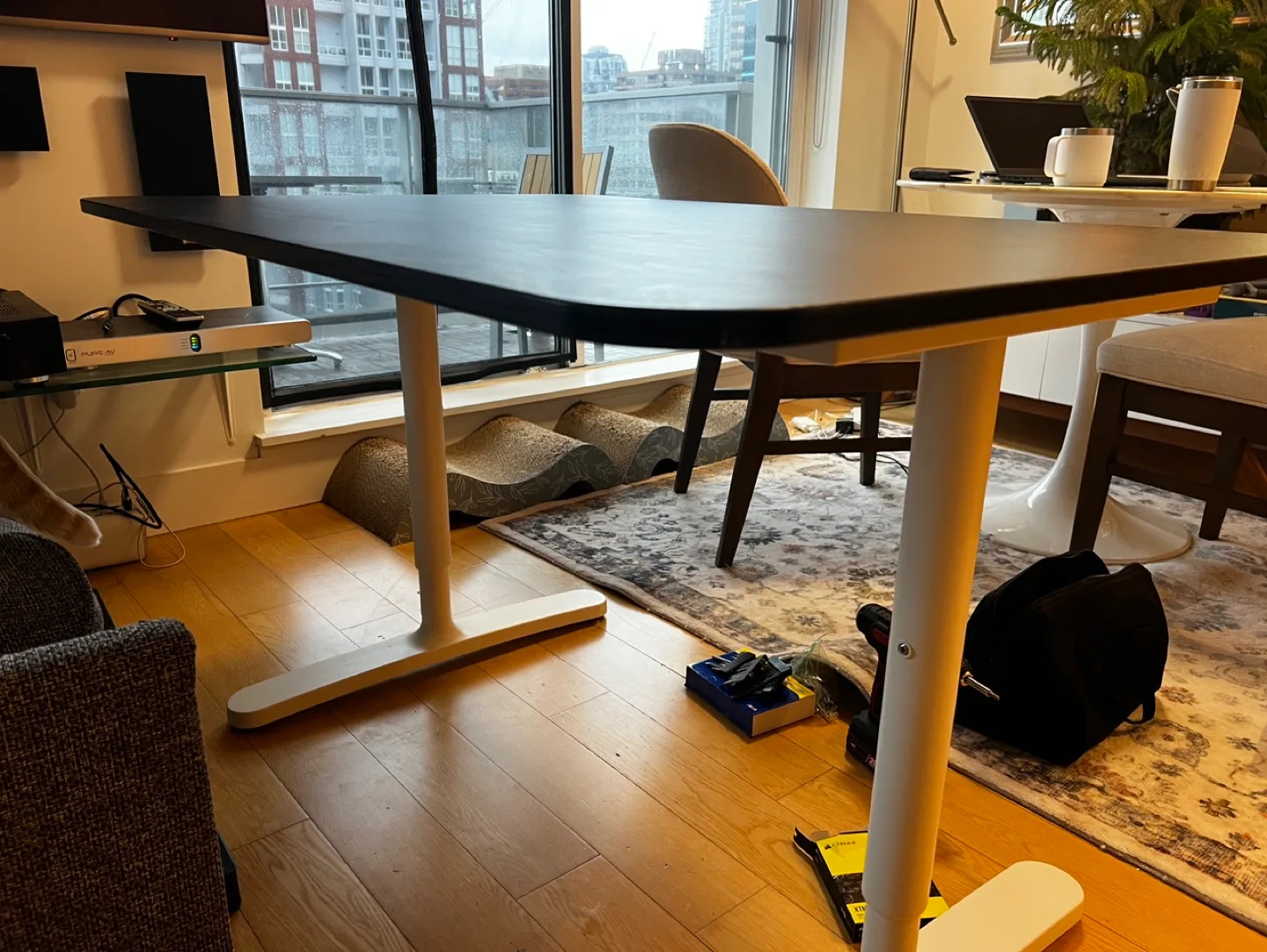 IKEA BEKANT Desk - Black stained ash veneer thumbnail