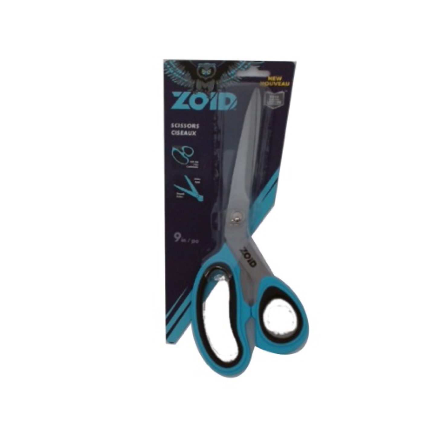 Zoid 9-inch Scissors - Comfortable Grip, Sharp Blades - photo 4