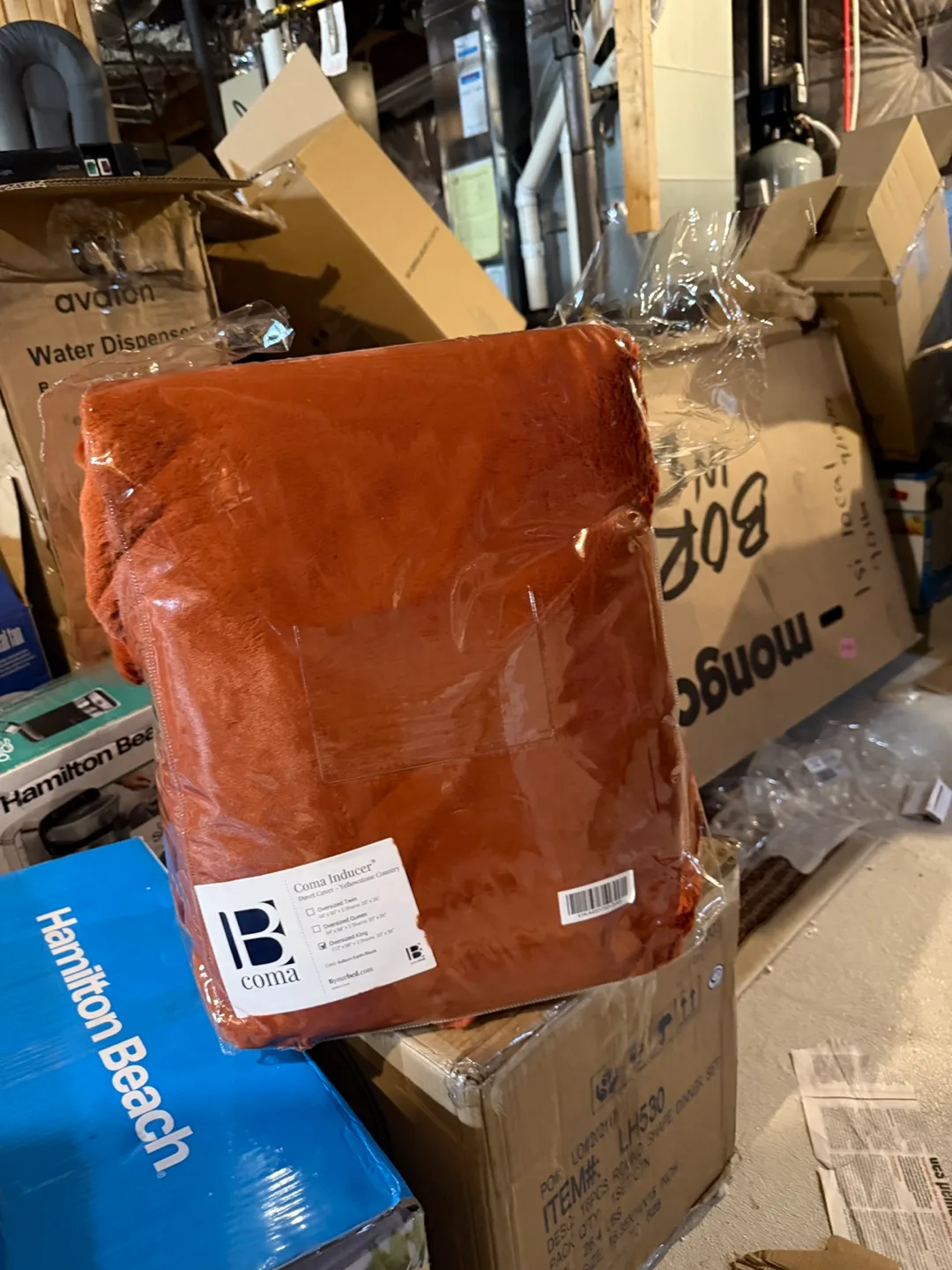 Cozy Comfy Throw Blanket - Burnt Orange image indicator(2)