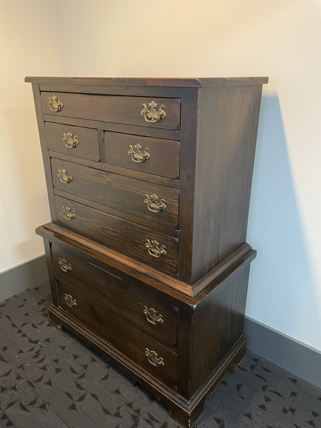 DARK WOODEN DRESSER