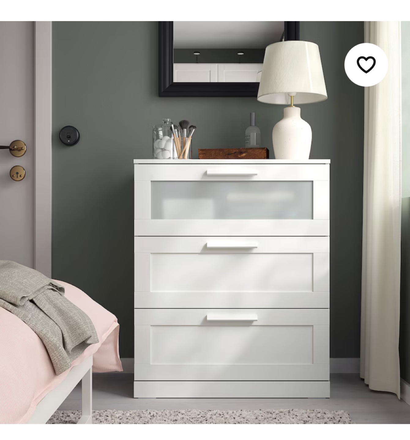IKEA HEMNES 3-drawer chest - Blue - photo 5