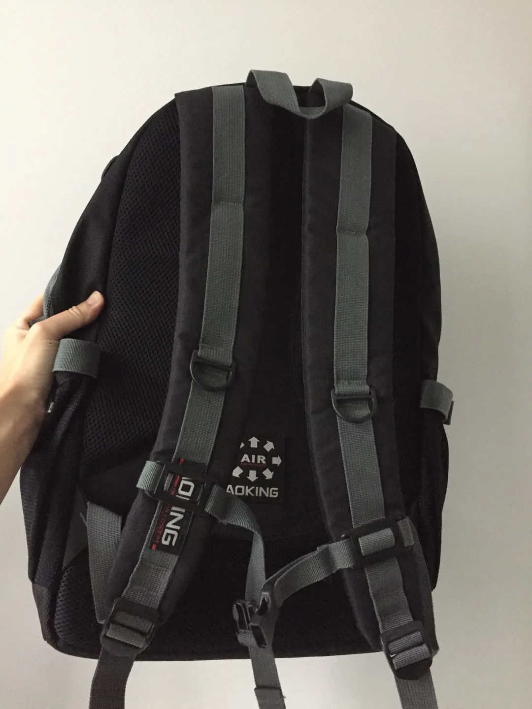 New Grey and Black Backpack image indicator(4)