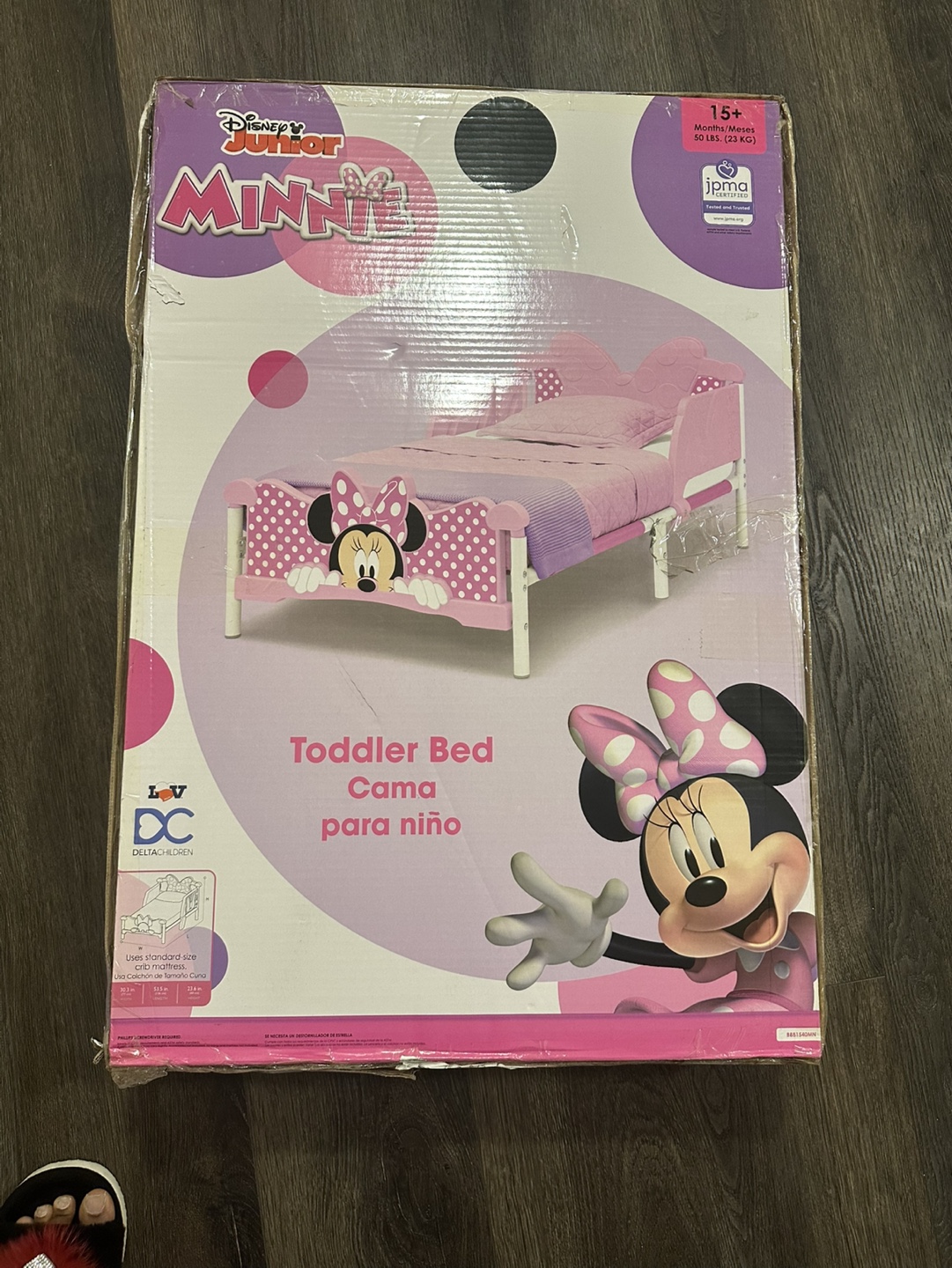 Disney Junior Minnie Mouse Toddler Bed
