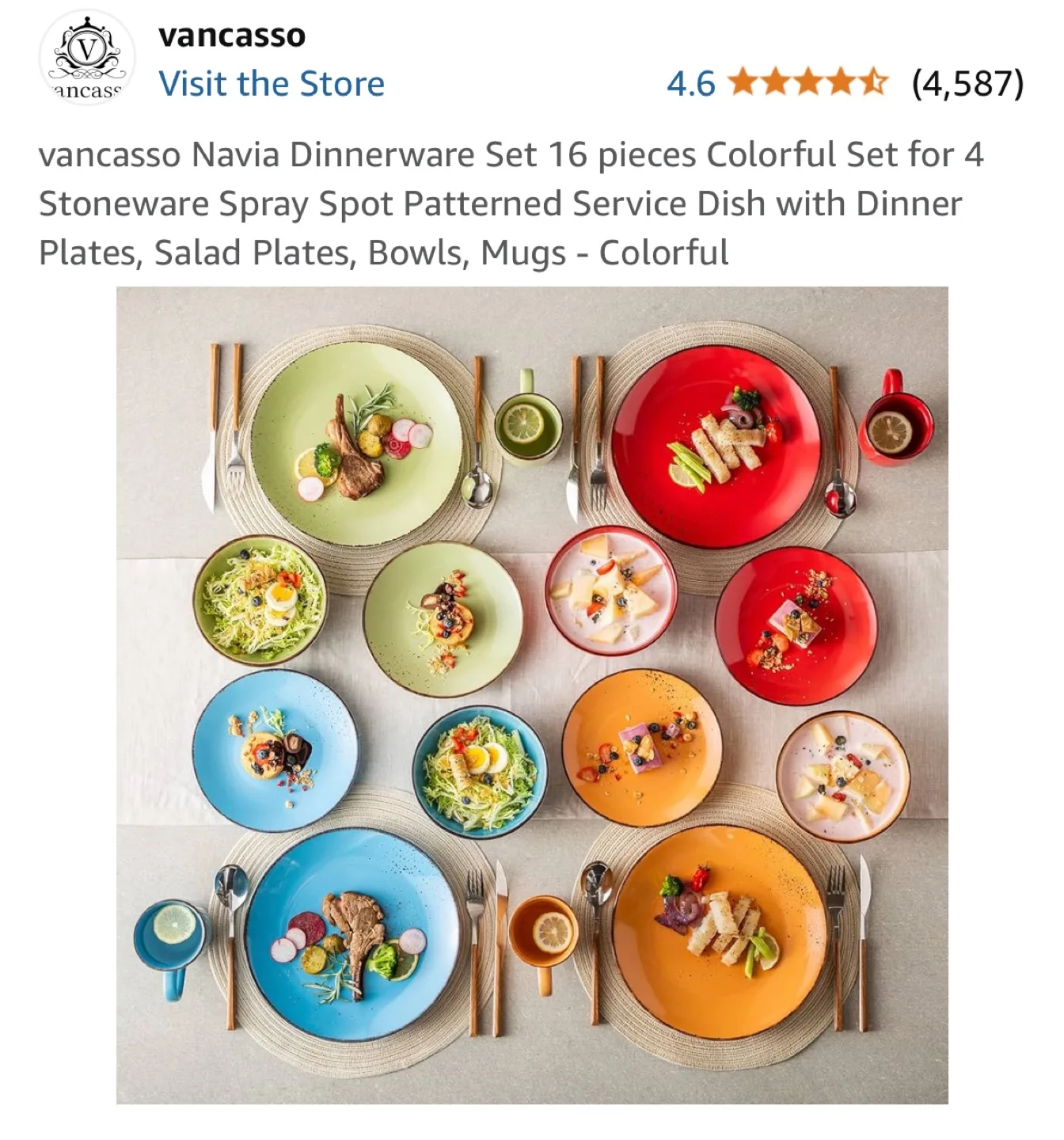 Vancasso Navia 16-Piece Dinnerware Set image indicator(6)