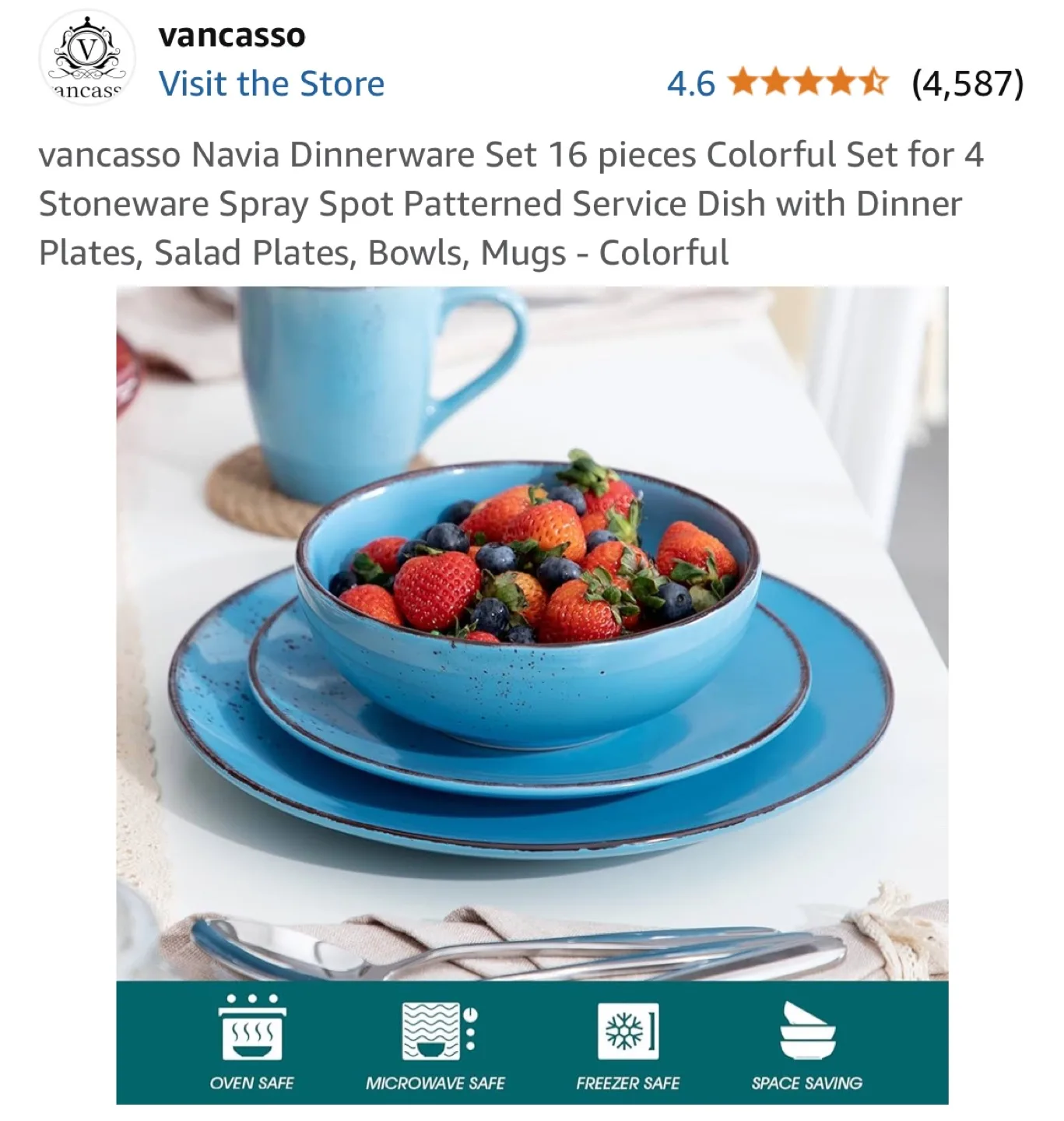 Vancasso Navia 16-Piece Dinnerware Set image indicator(3)