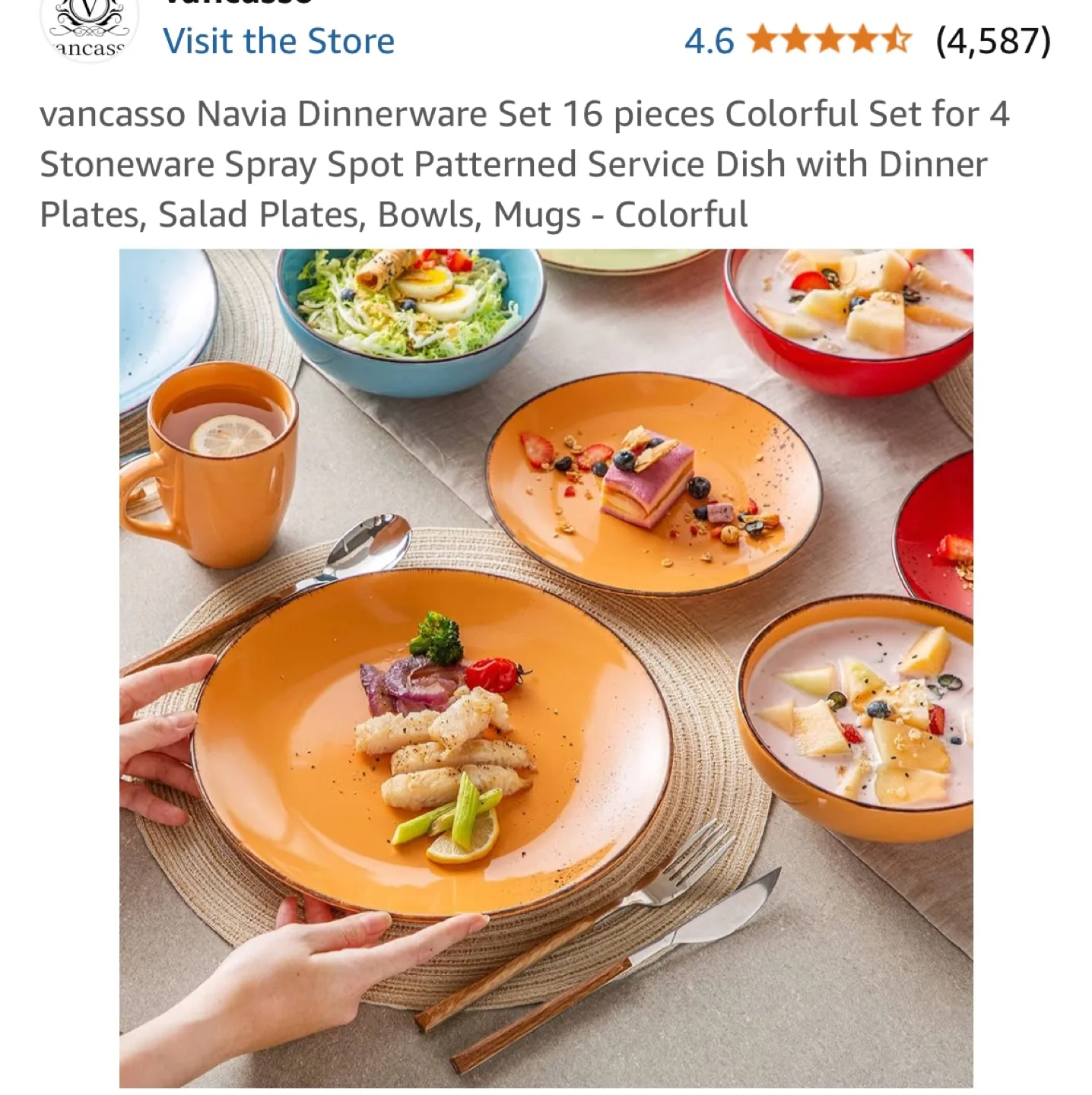 Vancasso Navia 16-Piece Dinnerware Set image indicator(4)