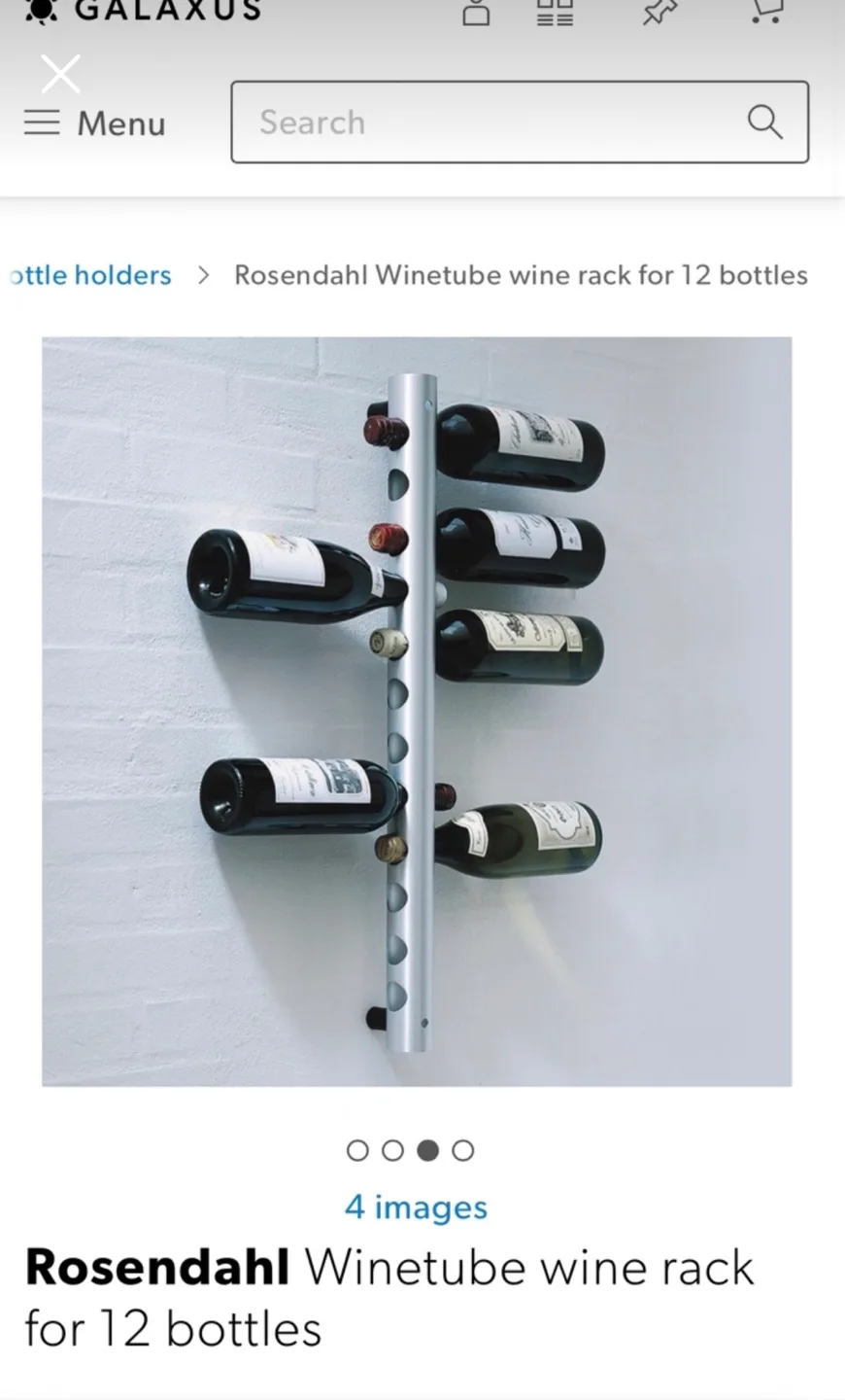 Rosendahl Winetube Wine Rack - Holds 12 Bottles image indicator(3)