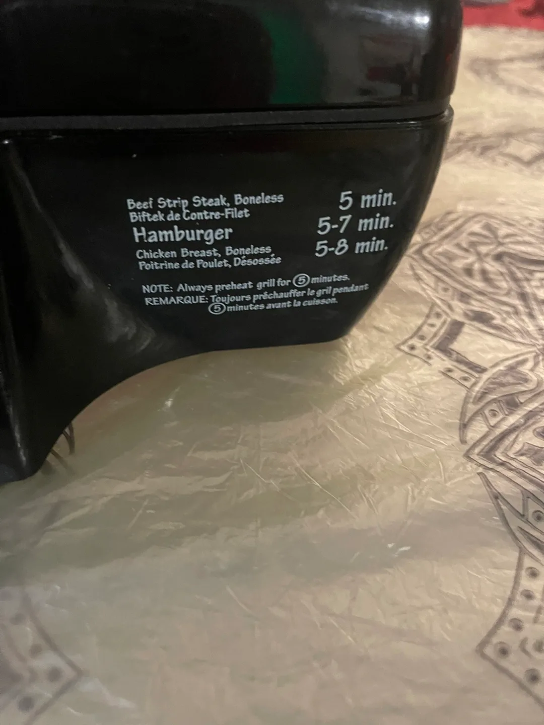 Hamilton Beach Electric Contact Grill image indicator(8)