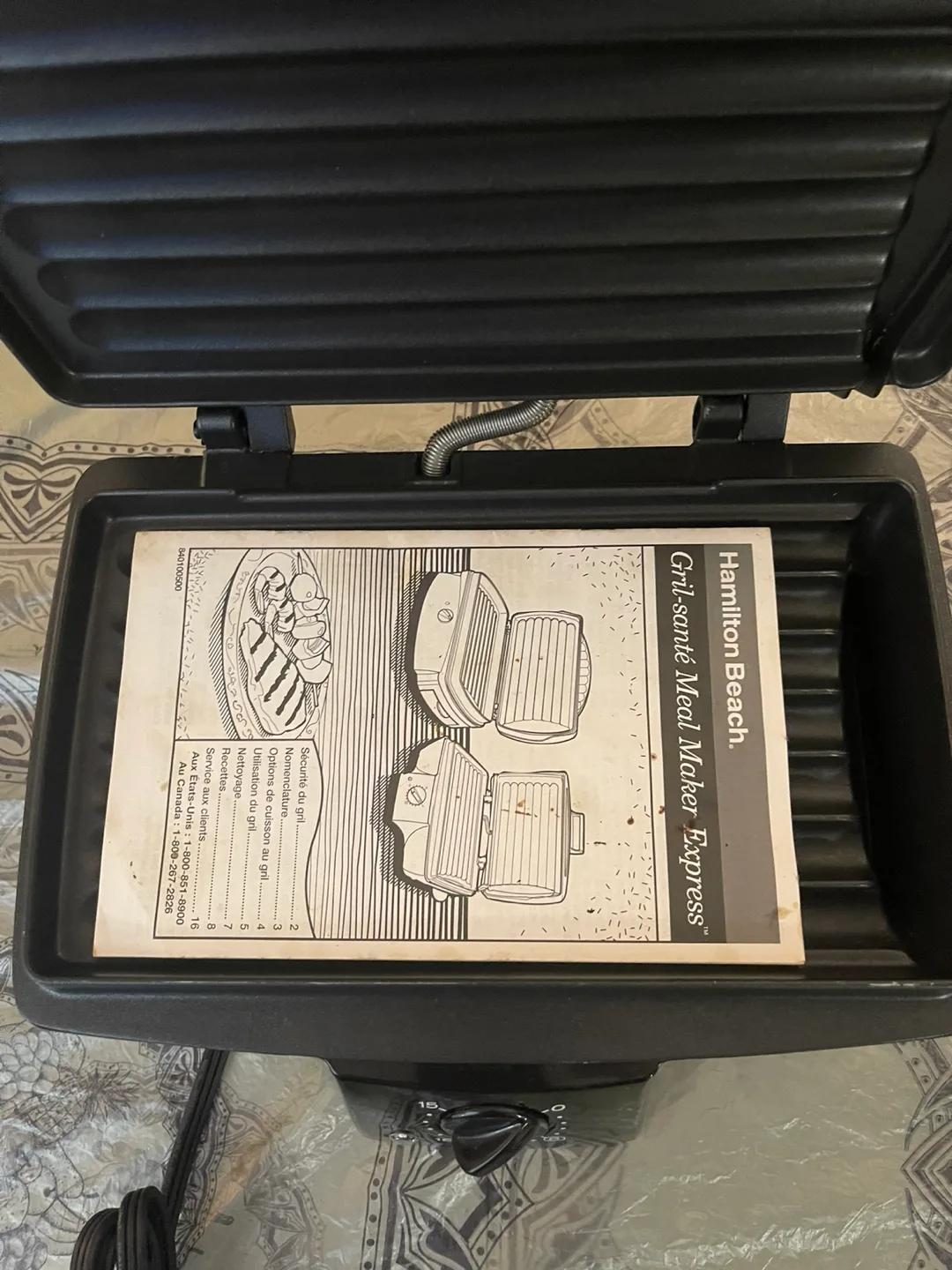 Hamilton Beach Electric Contact Grill image indicator(10)