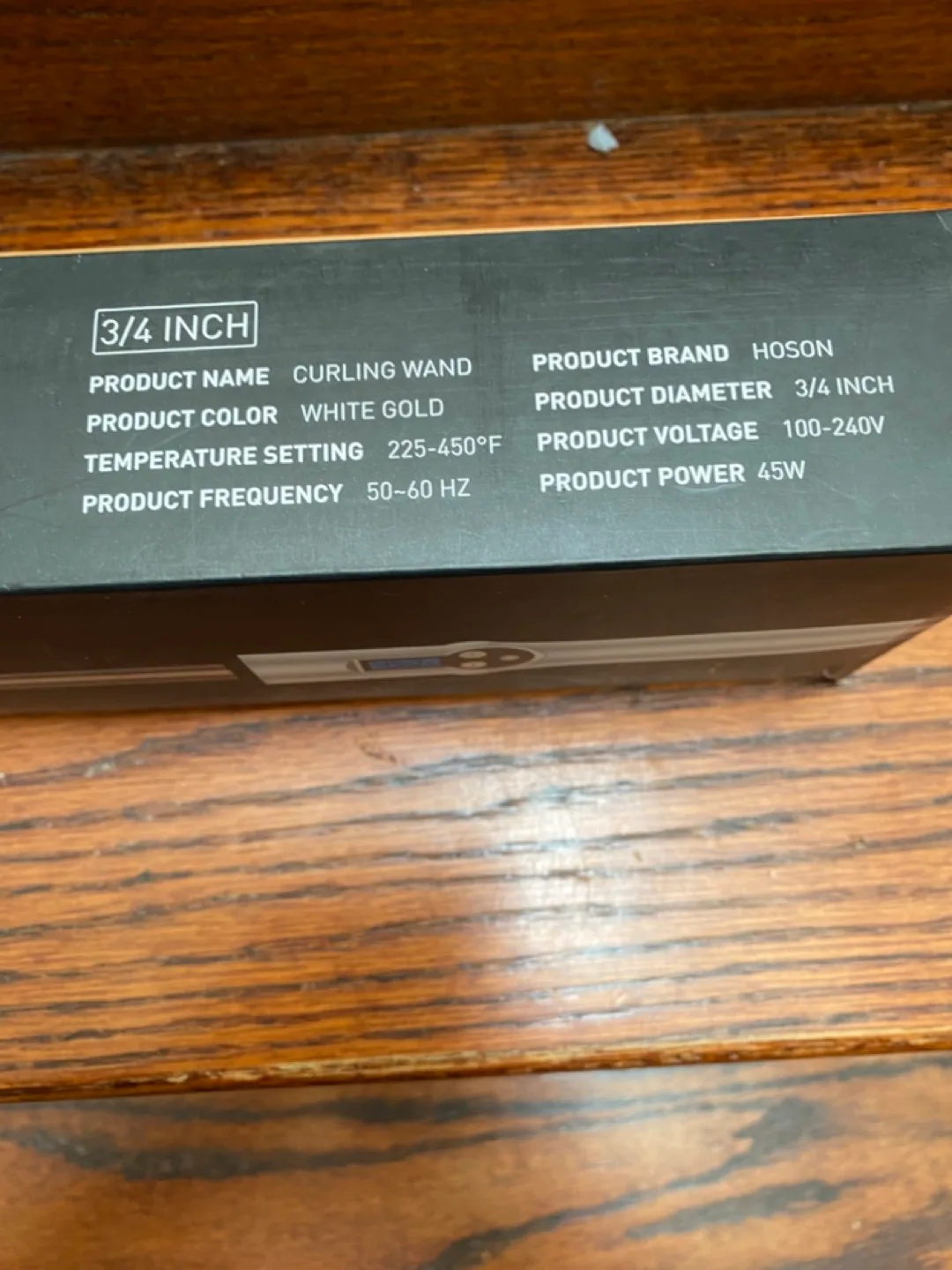 Hoson 3/4 Inch Ceramic Tourmaline Curling Wand image indicator(9)