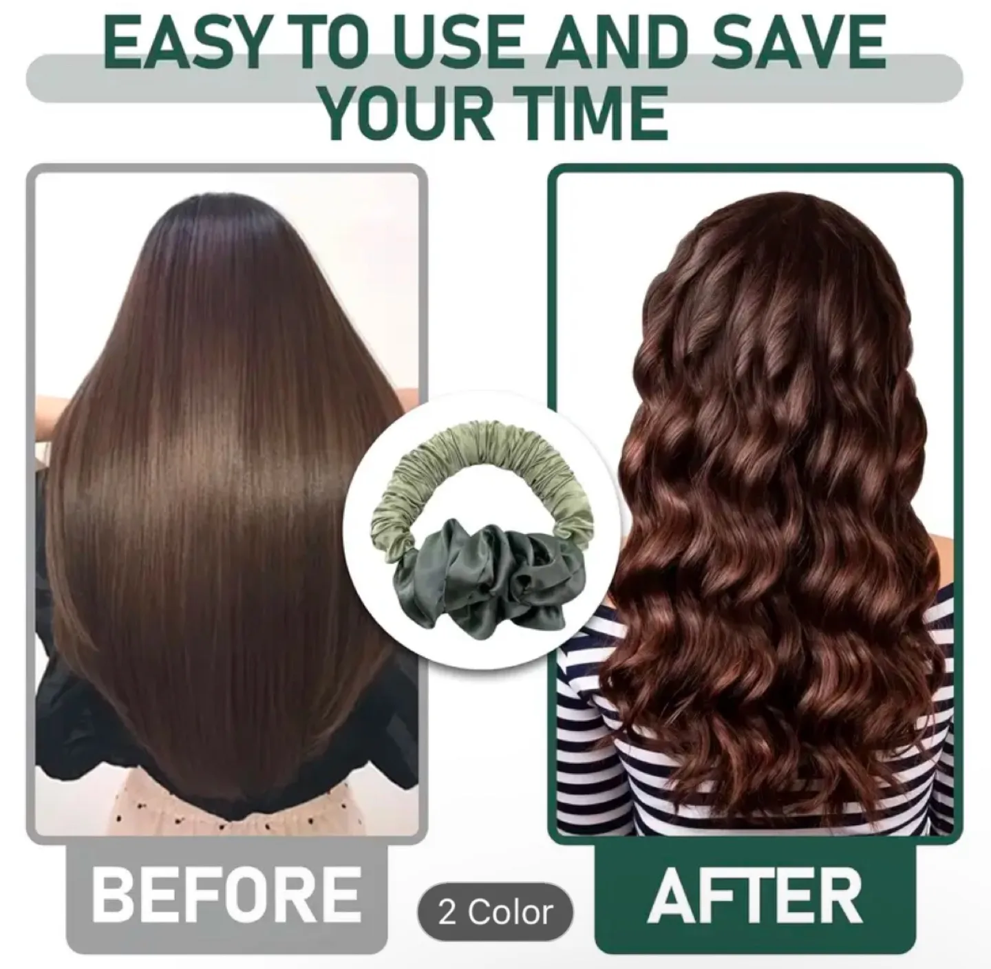 Overnight Curls Hair Scrunchie #freecycle image indicator(2)