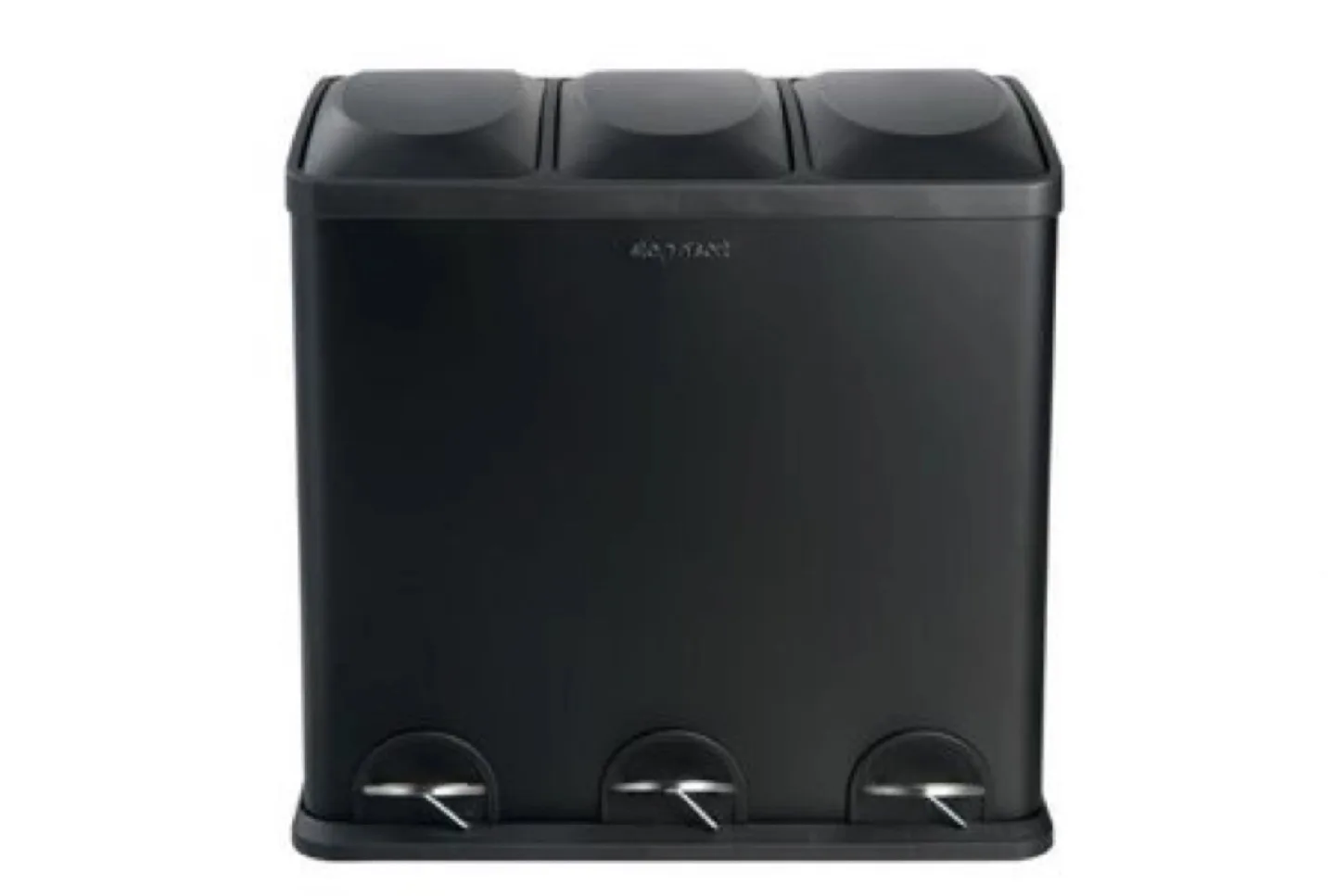 Step N’ Sort 3-Compartment recycling Bin - Black image indicator(2)