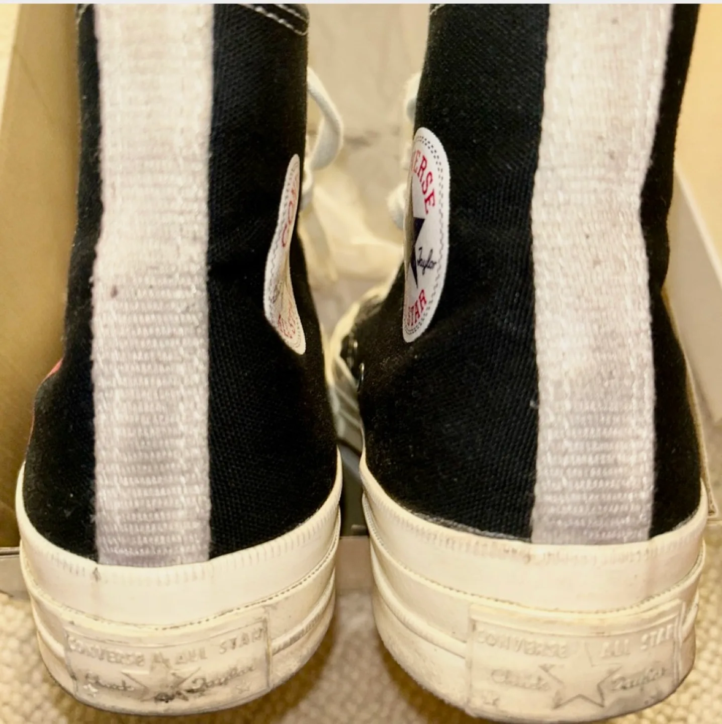 Converse x Comme des Garçons PLAY Chuck 70 High Top Sneakers image indicator(4)
