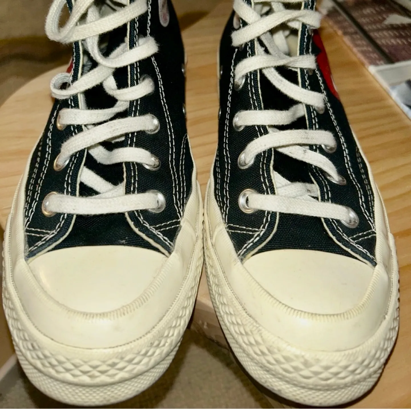 Converse x Comme des Garçons PLAY Chuck 70 High Top Sneakers image indicator(5)